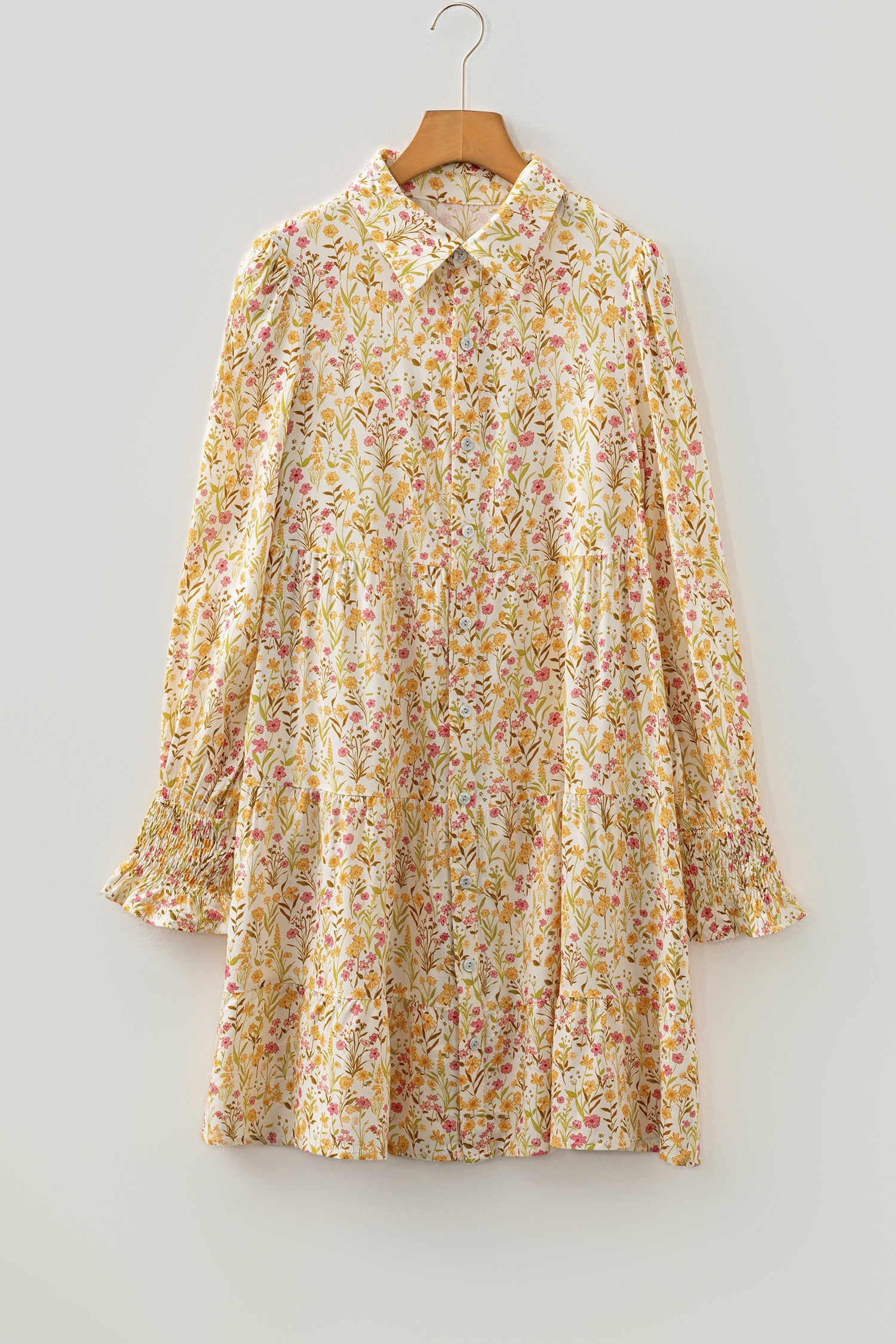 Kaiya Loose Shirt Dress Long Sleeve