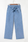 Ava Sash Wide Leg Jeans