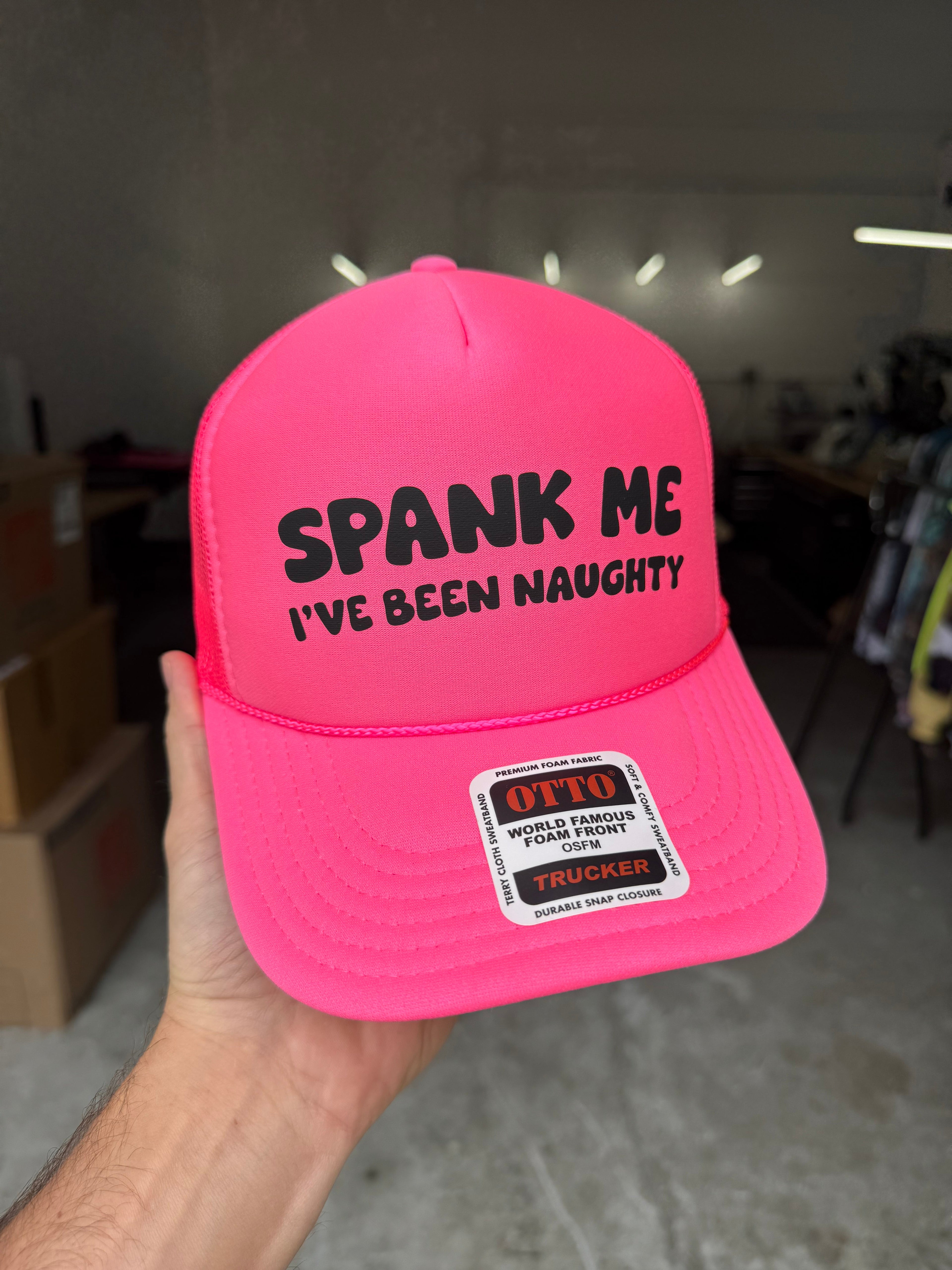 Spank Me Ive Been Naughty Trucker Hat