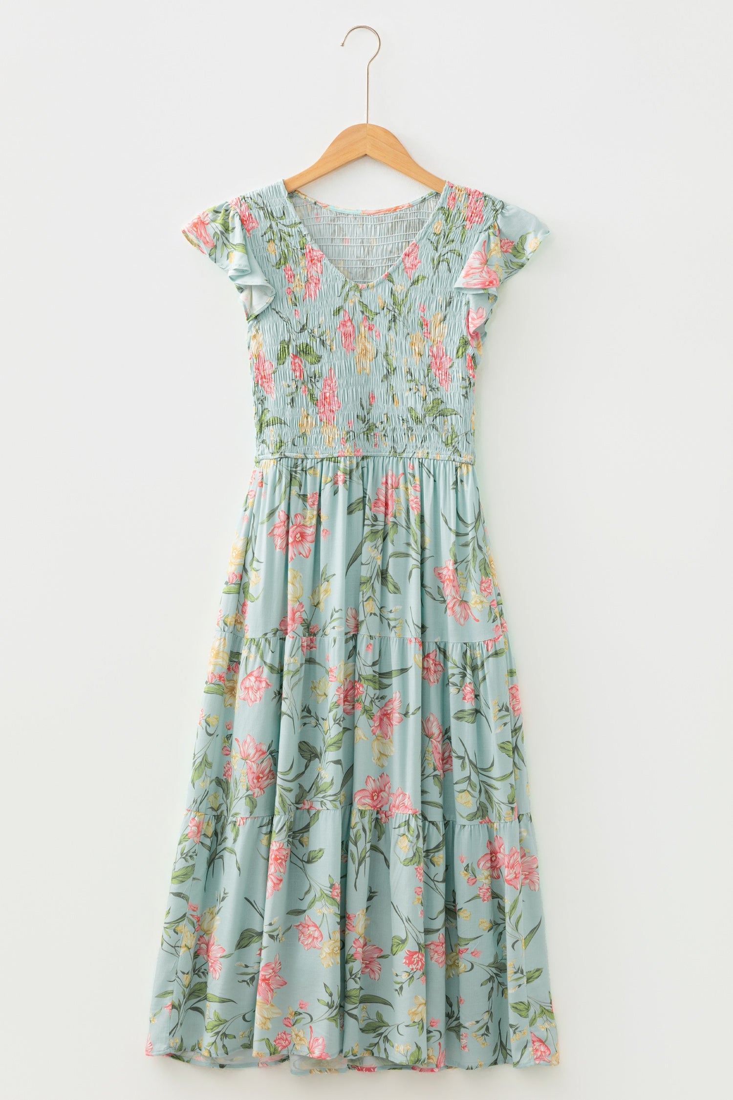 Alejandra Tiered Floral Maxi Dress