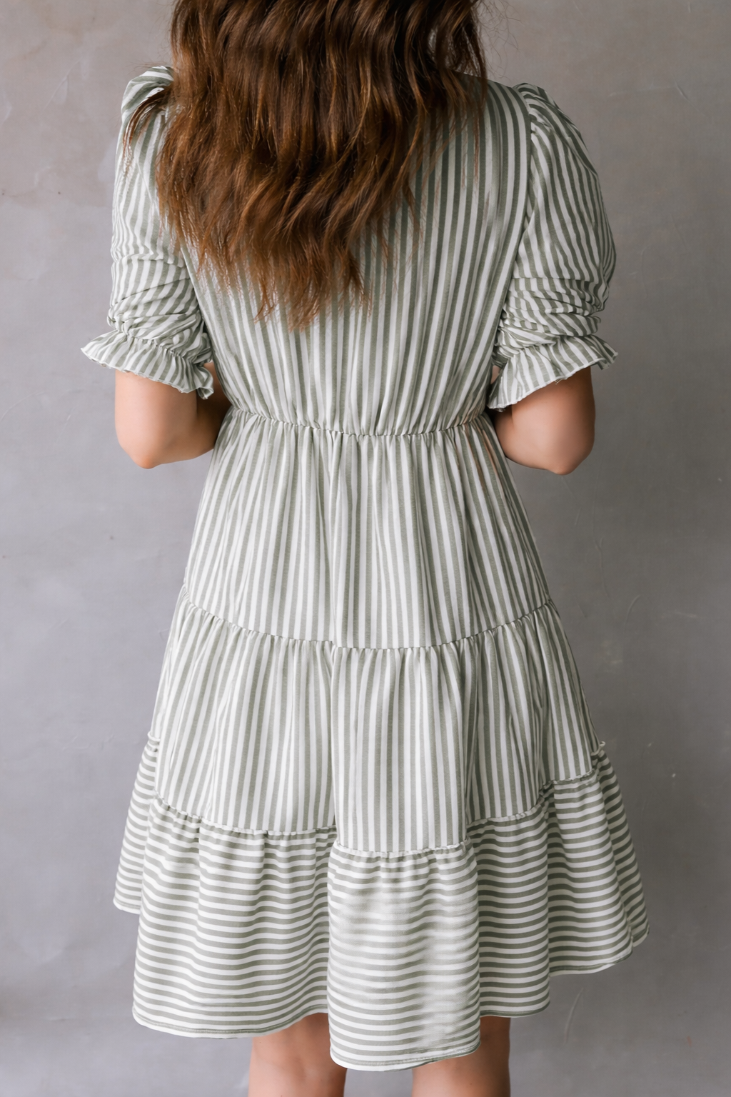 Bailey Sleeve Tiered Flattering Dress