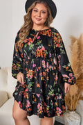 Pearl Long Sleeve Mini PLUS Dress