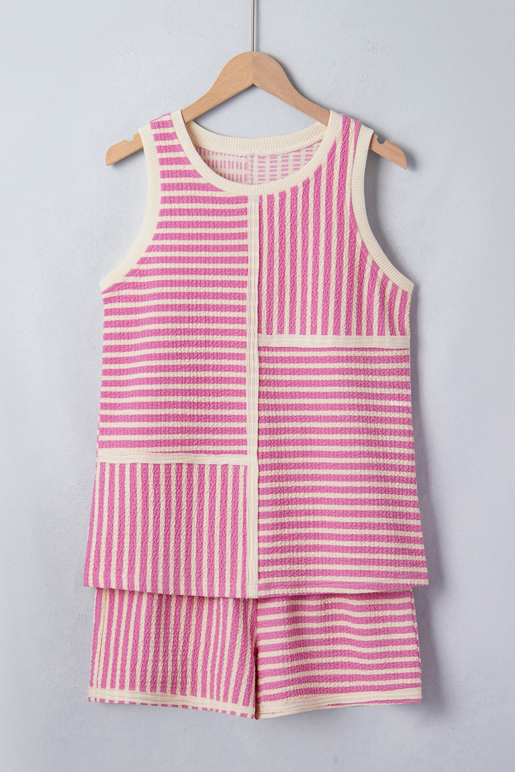 Nala Contrast Trim Casual Tank Set