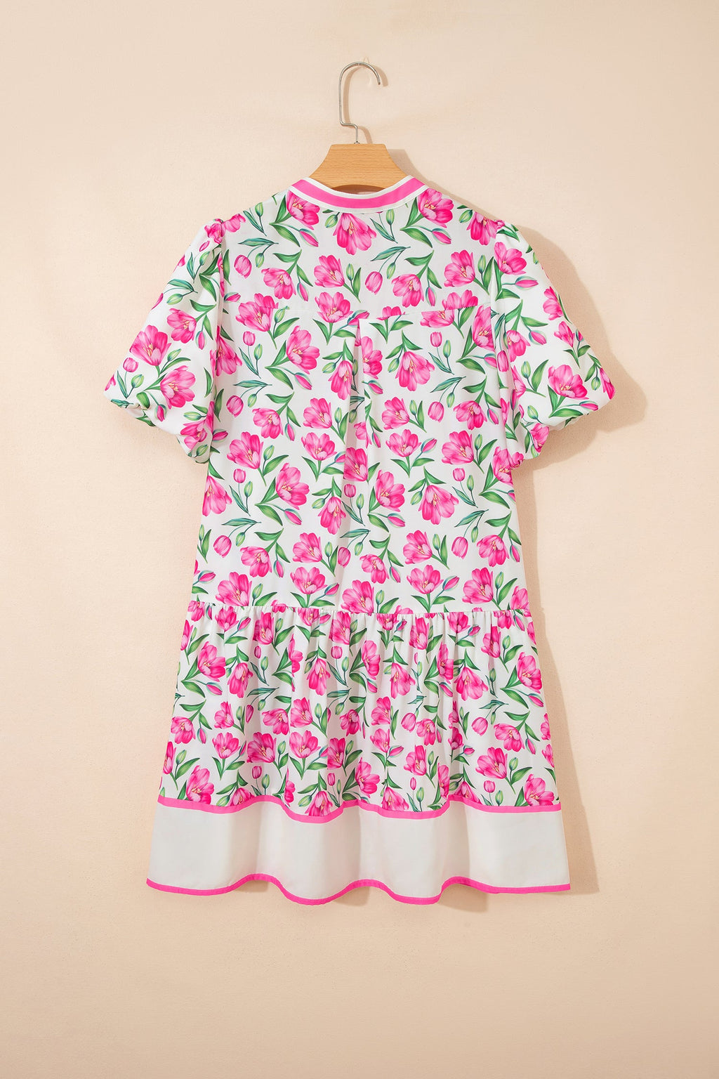 Aliya Block Trim Short Dress