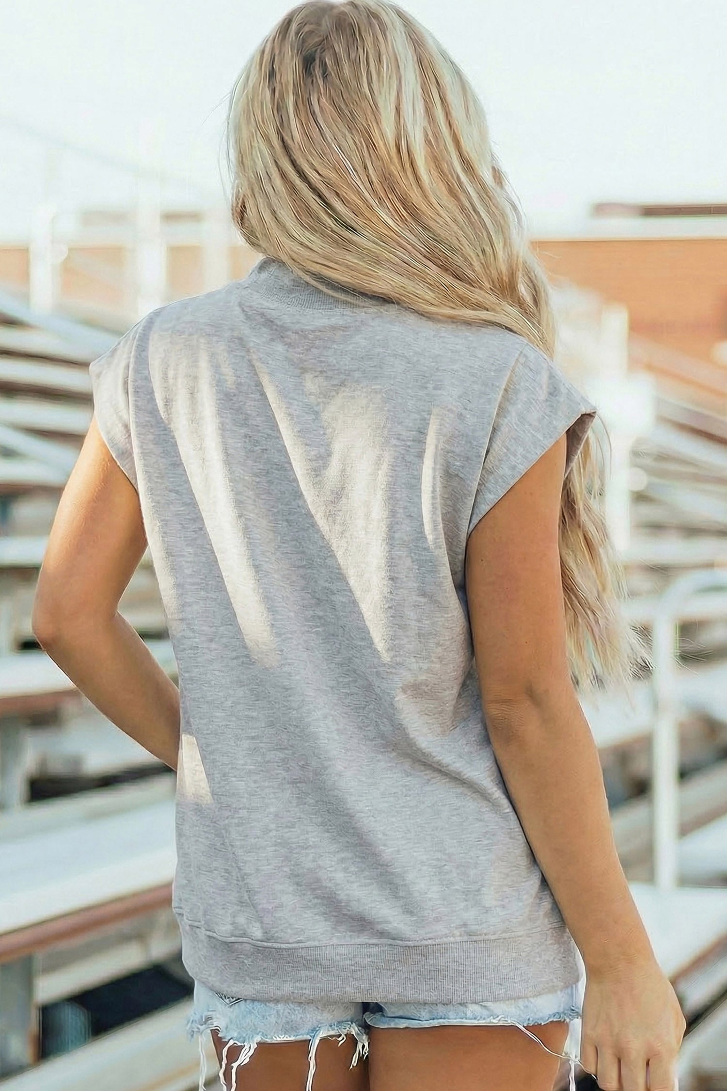 Esmeralda Mock Short Sleeve Top