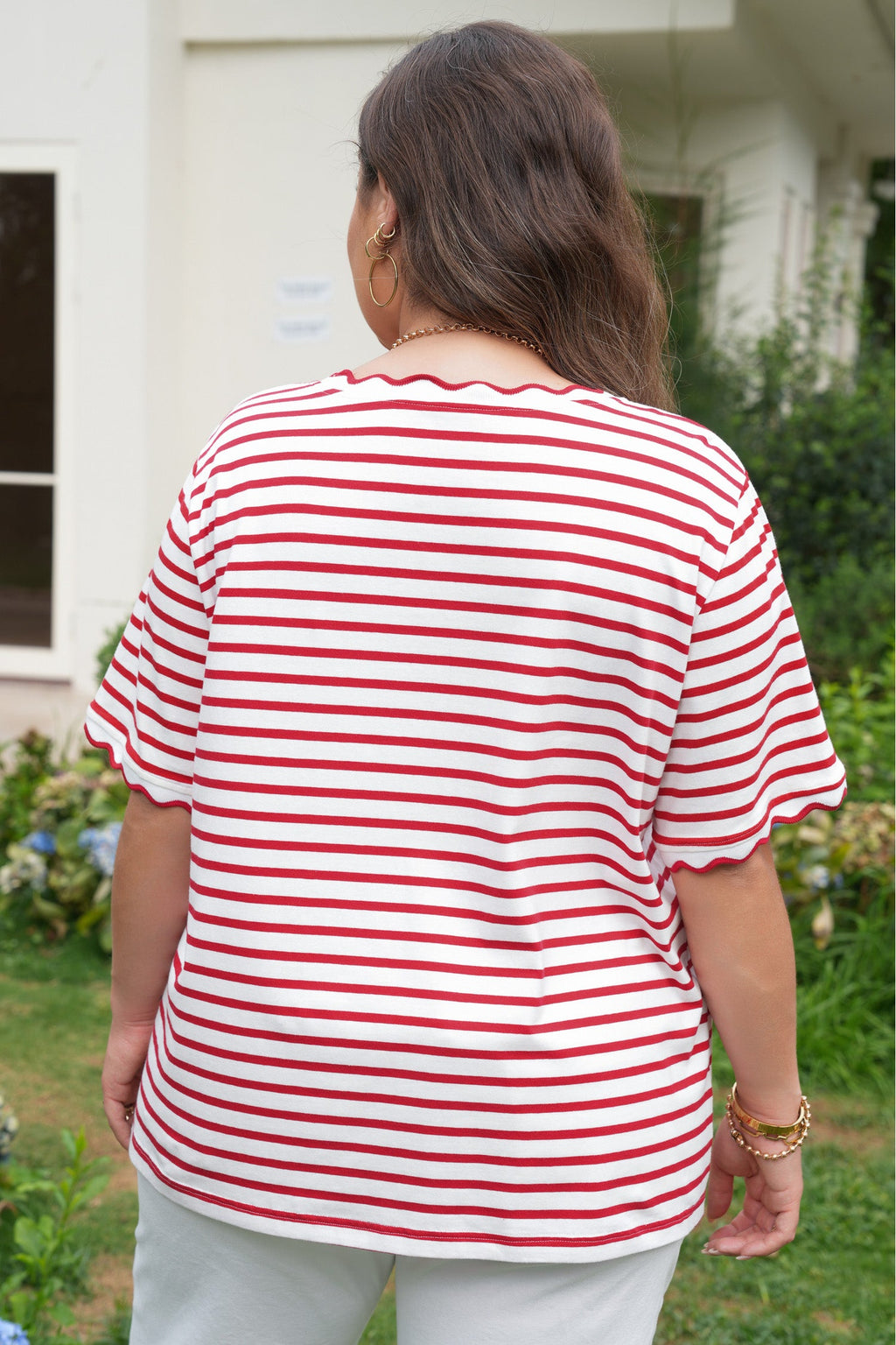 Esther Trim Short Sleeve PLUS Top