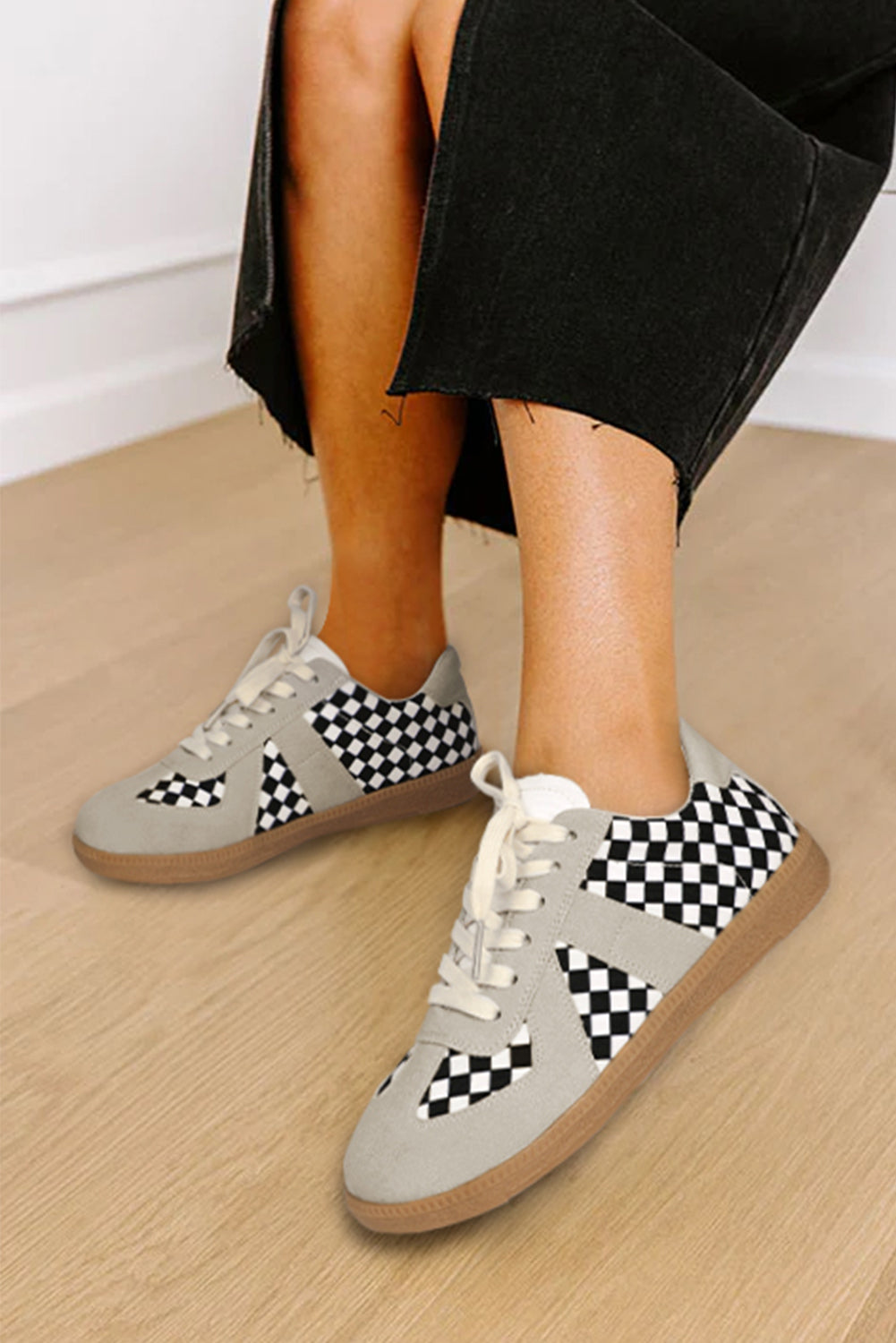 Avery Up Flat Leatherette Shoes