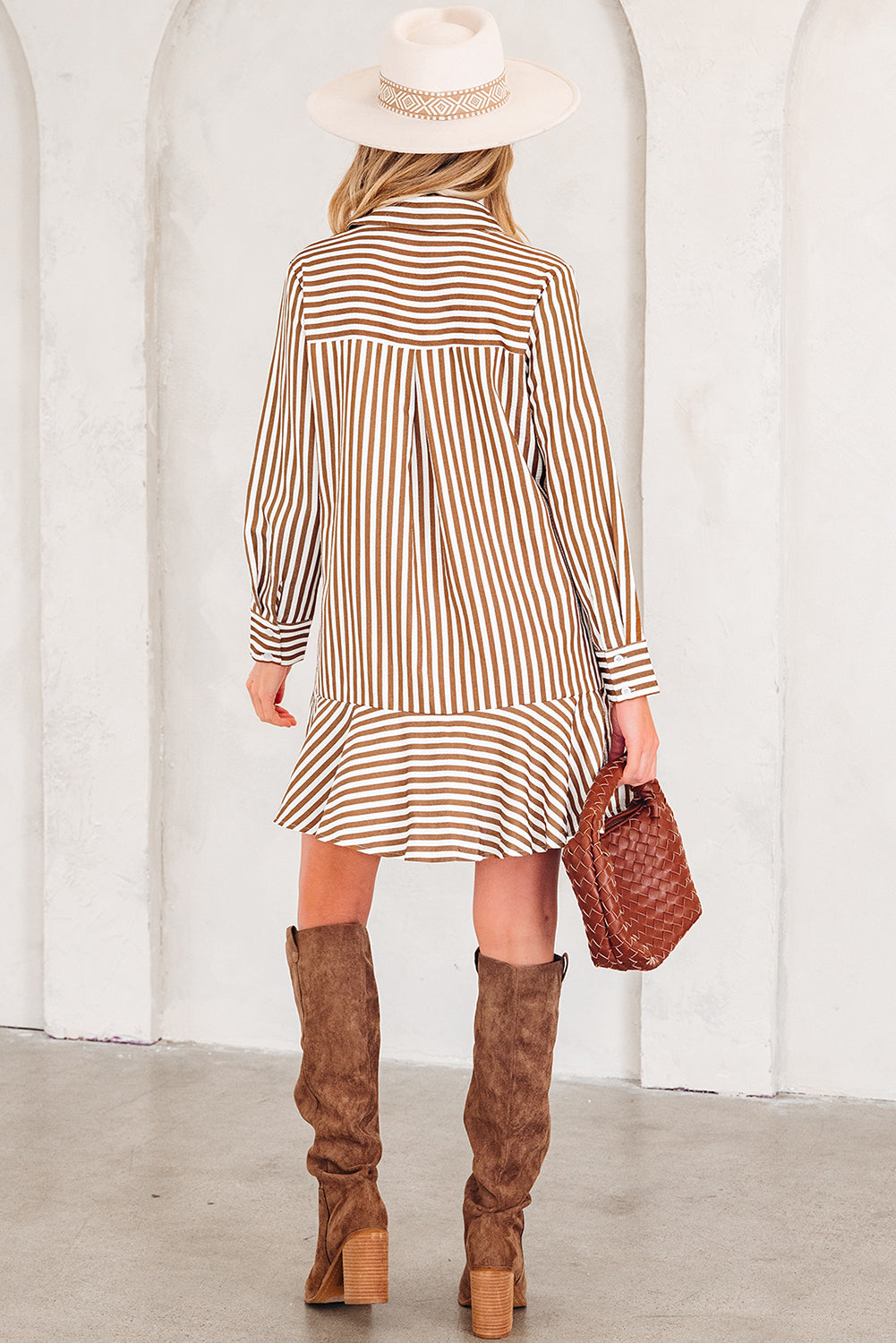Yamileth Shirt Mini Dress Long Sleeve Top