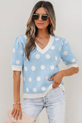 Rivka Puff Short Sleeve Sweater