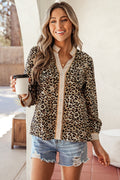 Jordyn Contrast Striped Trim Shirt