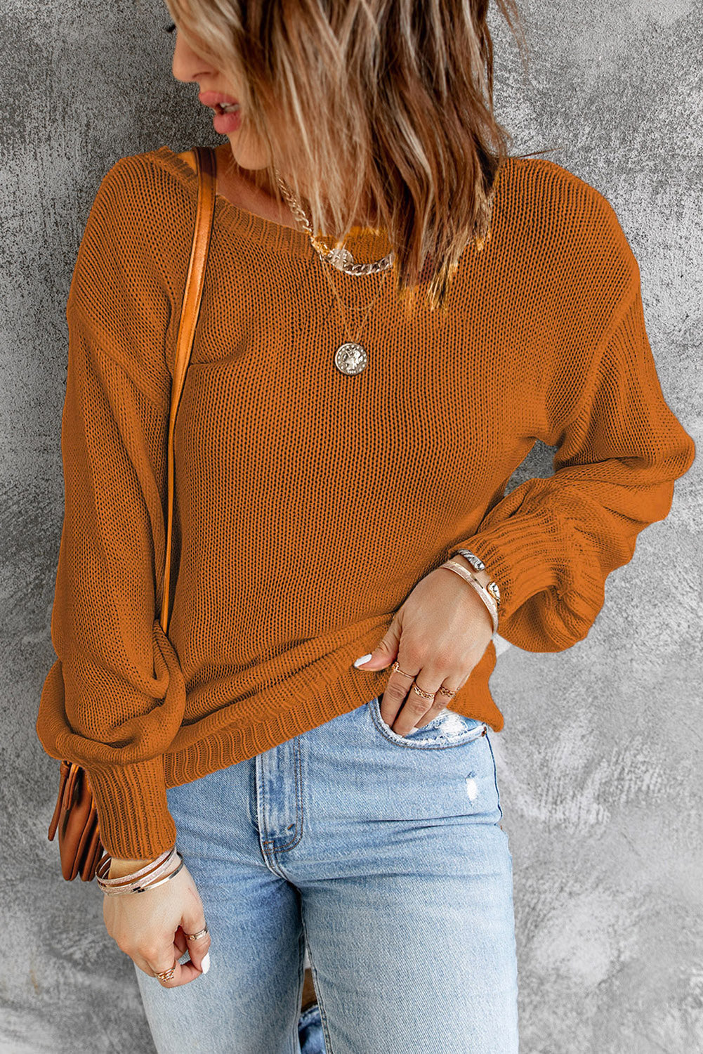 Katie Back Cut Out Sweater