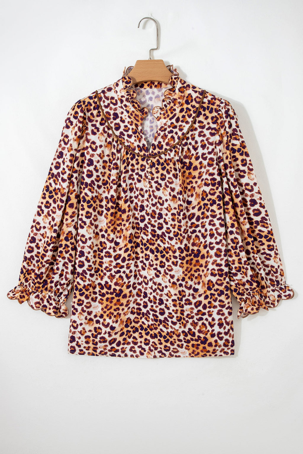 Angelina Frilled Stand PLUS Blouse