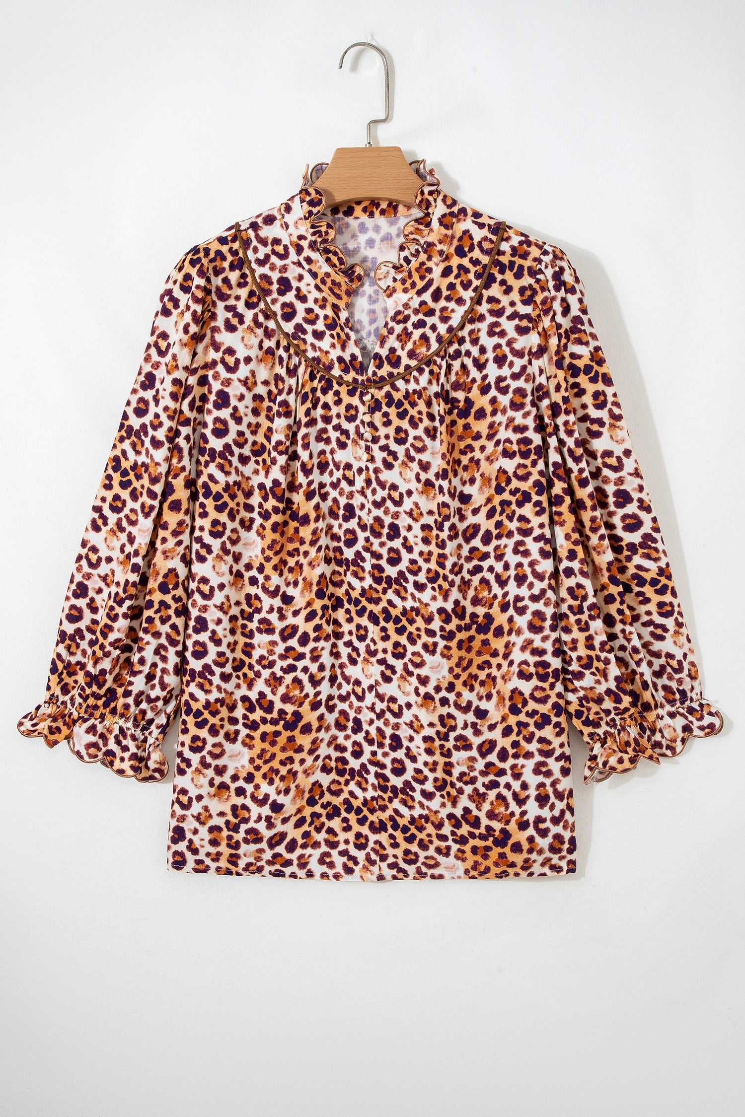 Angelina Frilled Stand PLUS Blouse
