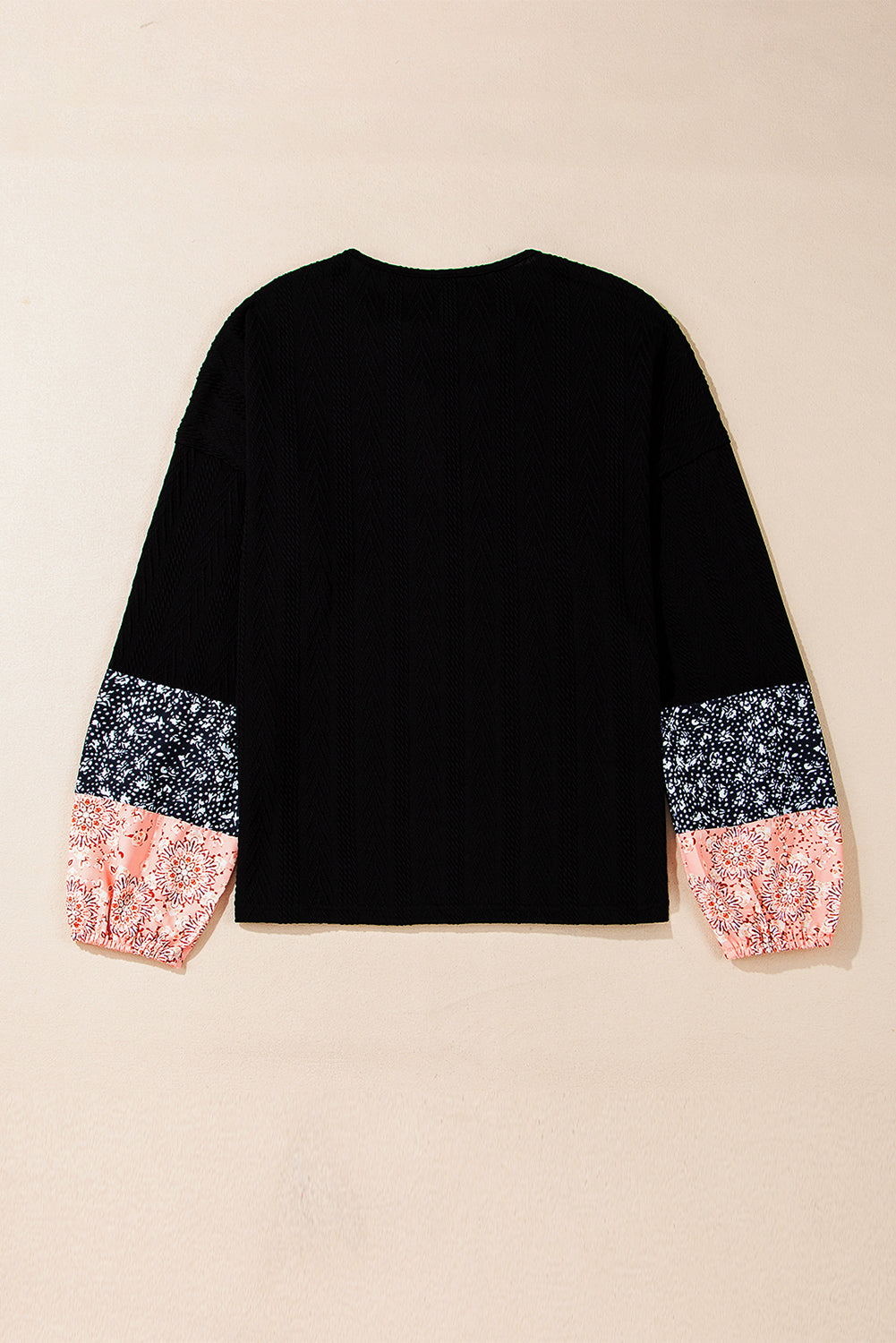 Poppy Textured Knit Drawstring Blouse