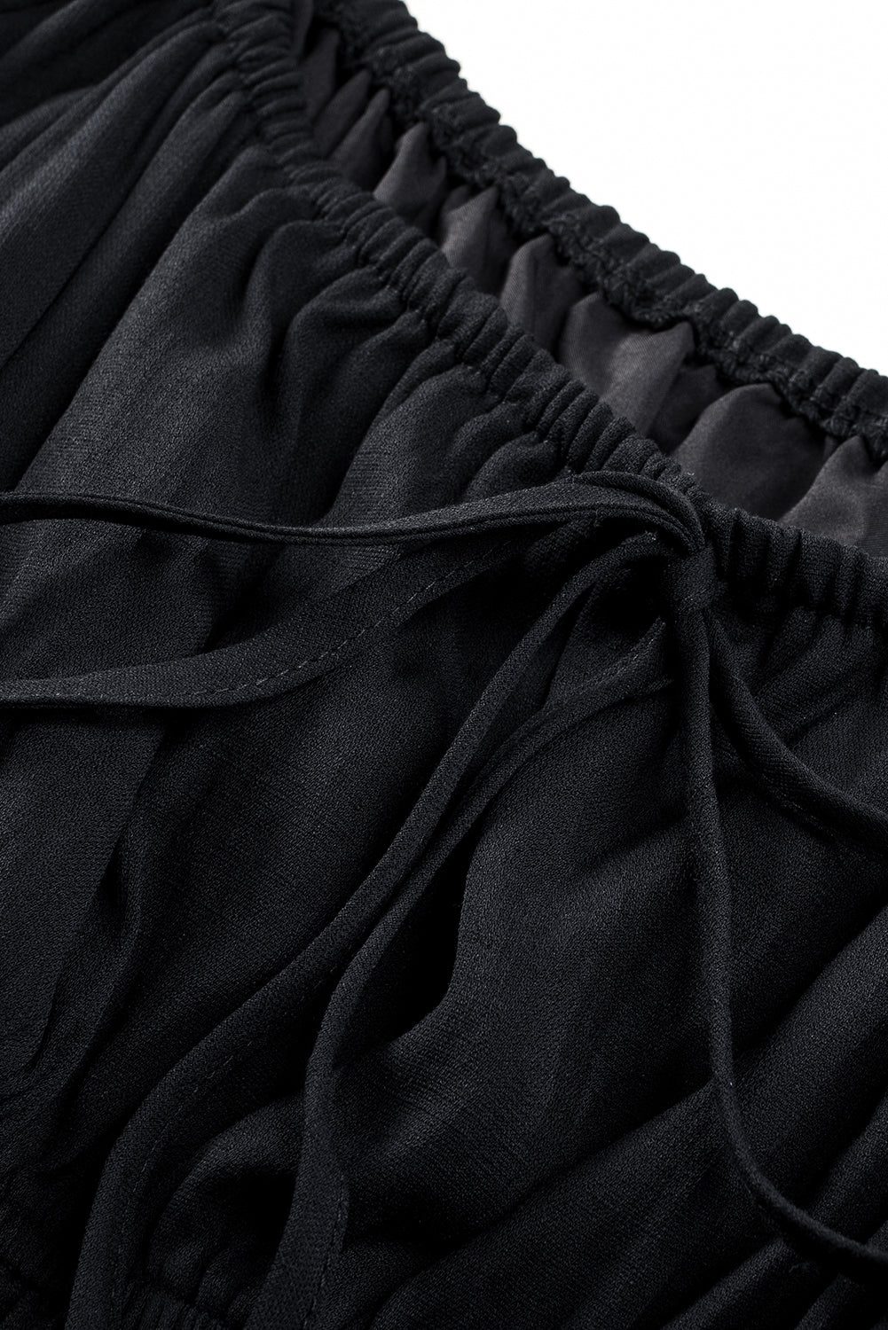 Tatum Drawstring Ruffle Mini Dress