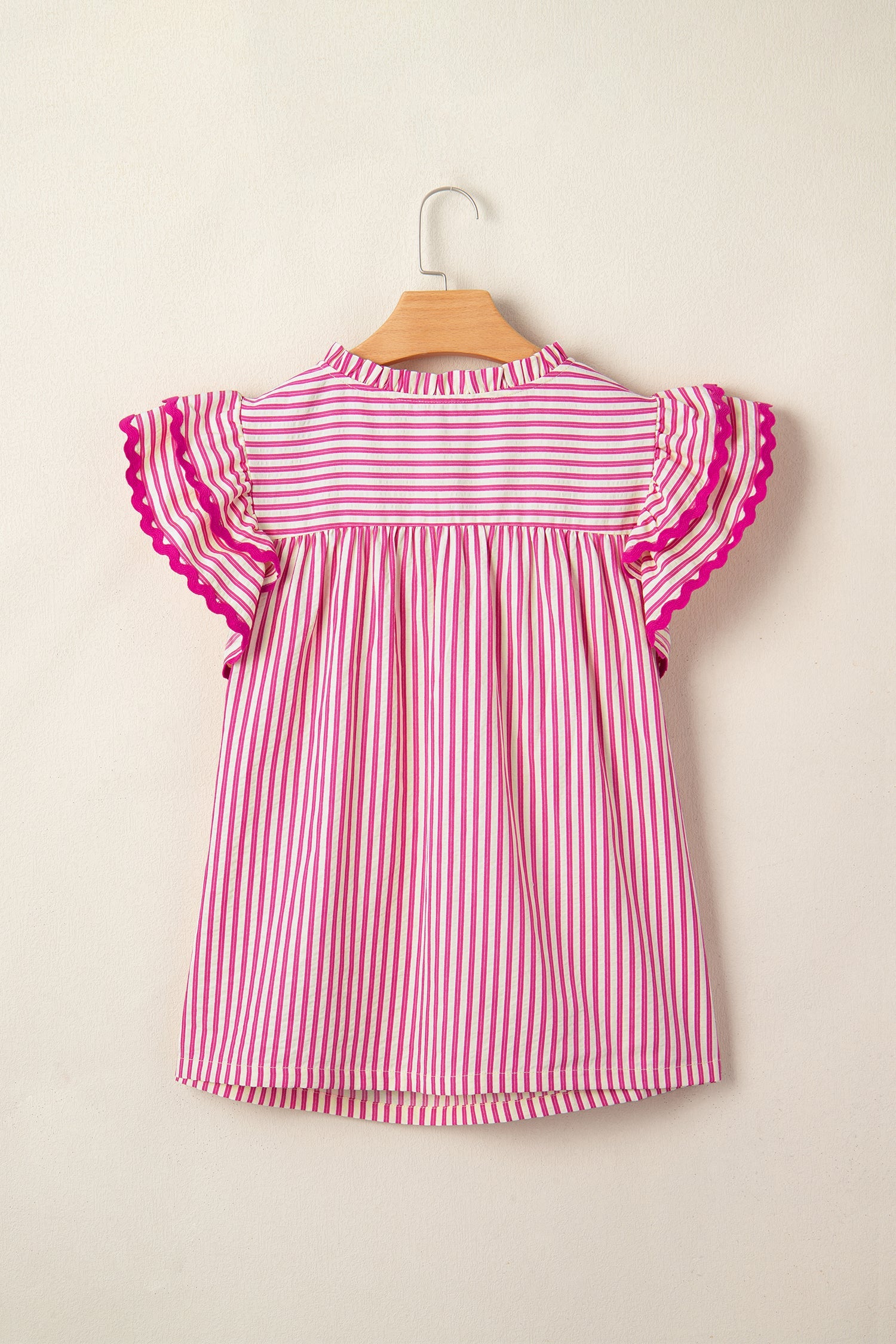 Treasure Ruffled Short Sleeve Blouse