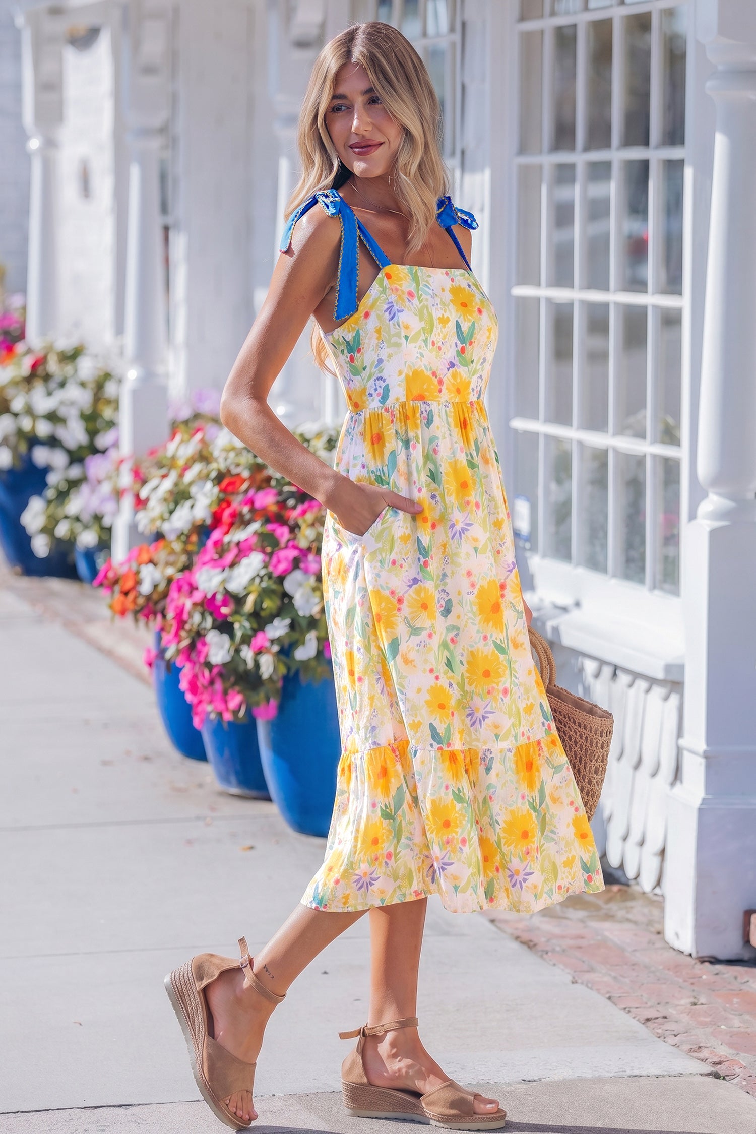 Emilia Straps High Waist Dress