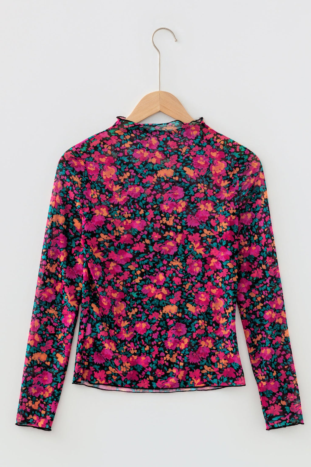Leona Sleeve Mock top Long Sleeve Top