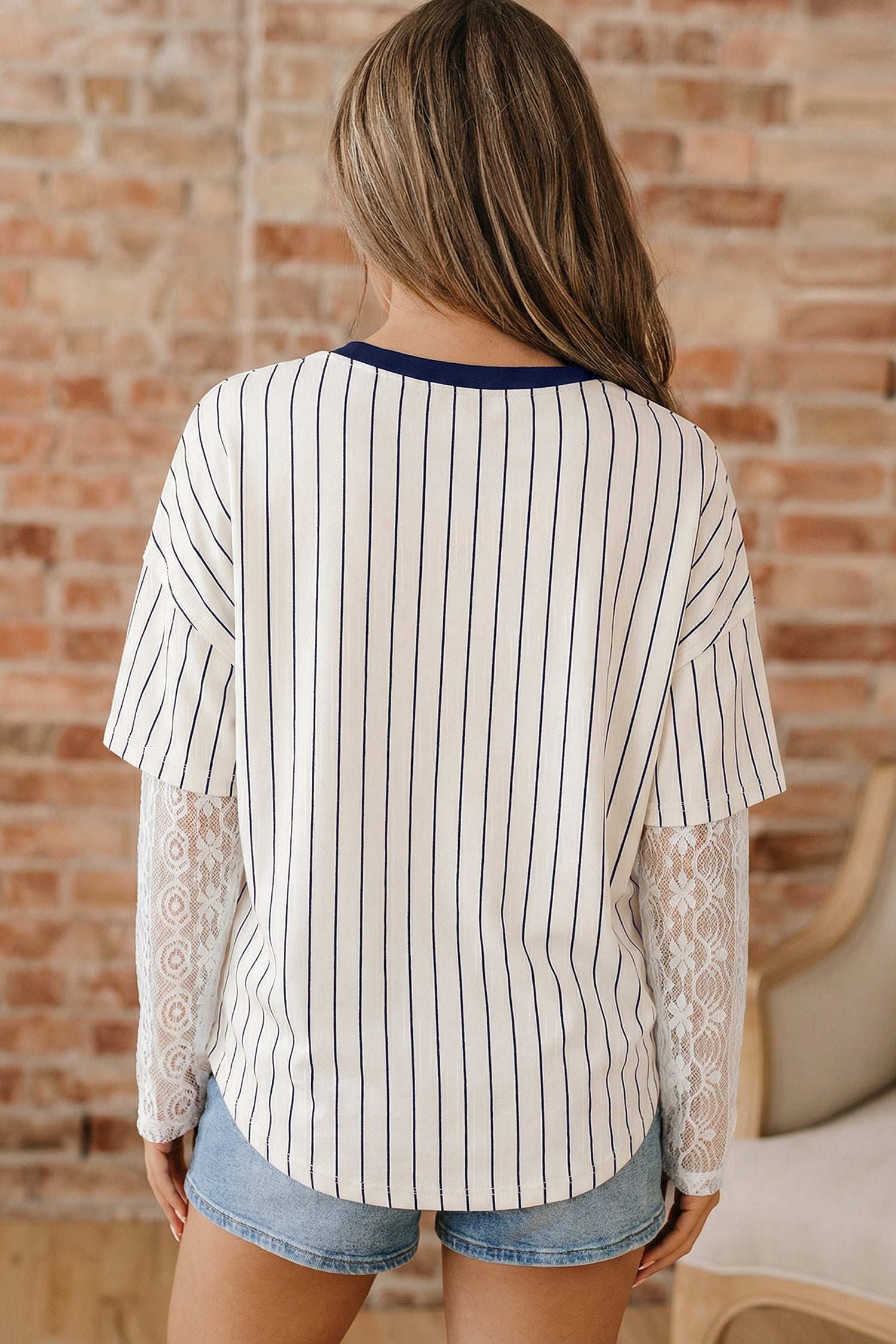 Holly Faux Two Piece Top