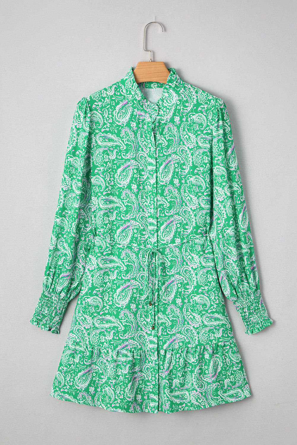 Aleia Tied Waist Mini Dress