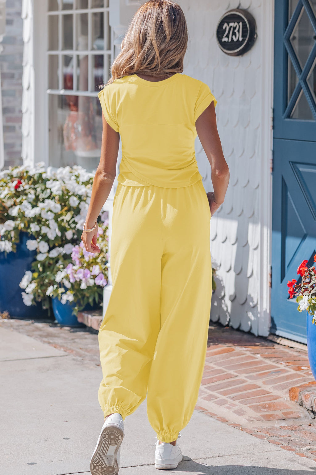 Kaitlyn Color Cropped Top Set