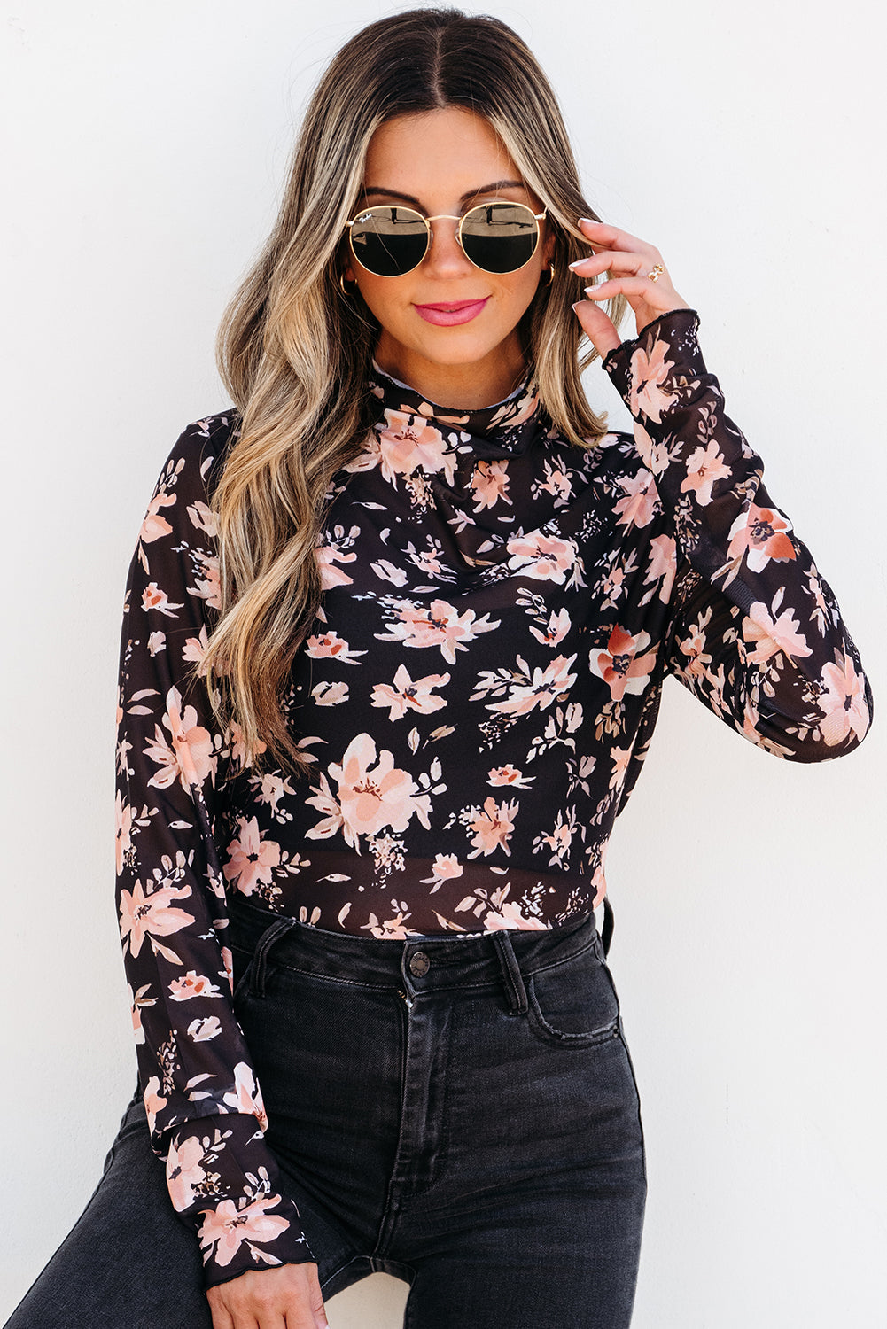 Laura Slim Fit top Long Sleeve Top