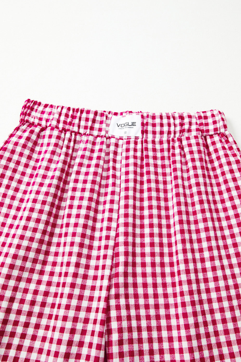 Laura Plaid Casual Loose Trousers