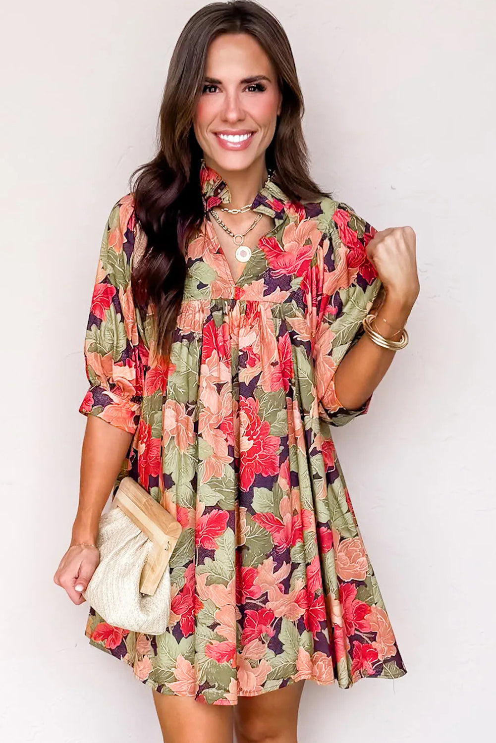 Annika Half Sleeve Mini Dress