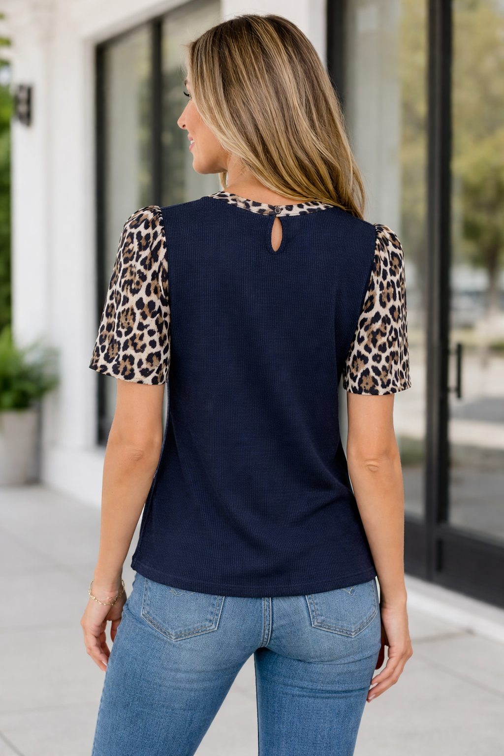 Ayra Patchwork Short Sleeve Top
