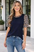 Ayra Patchwork Short Sleeve Top