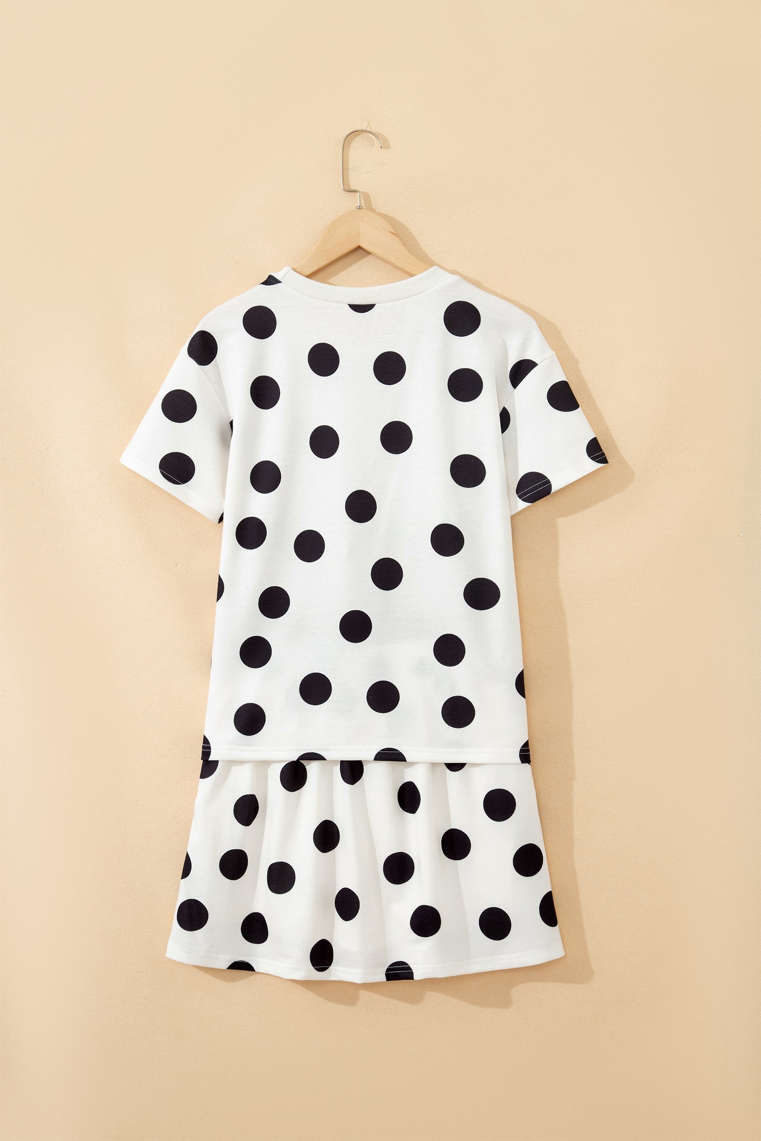 Aurelia Dot Short Sleeve Top Set