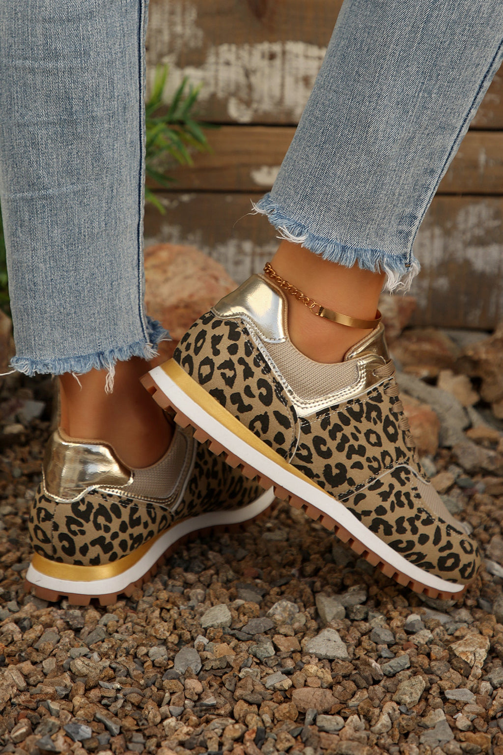 Romy Patchwork Lace Up Sneakers