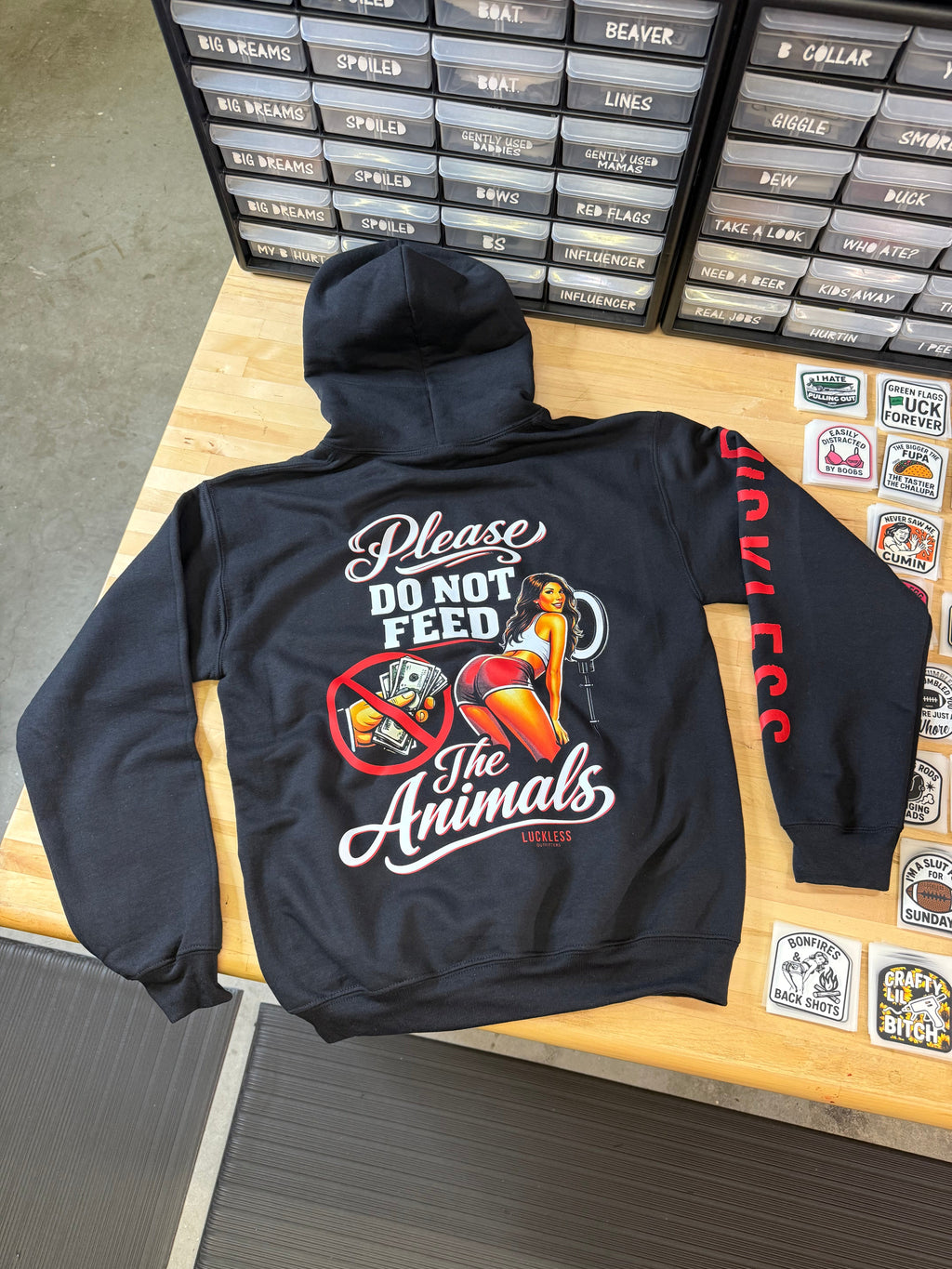 Please Do Not Feed The Animals Hoodie