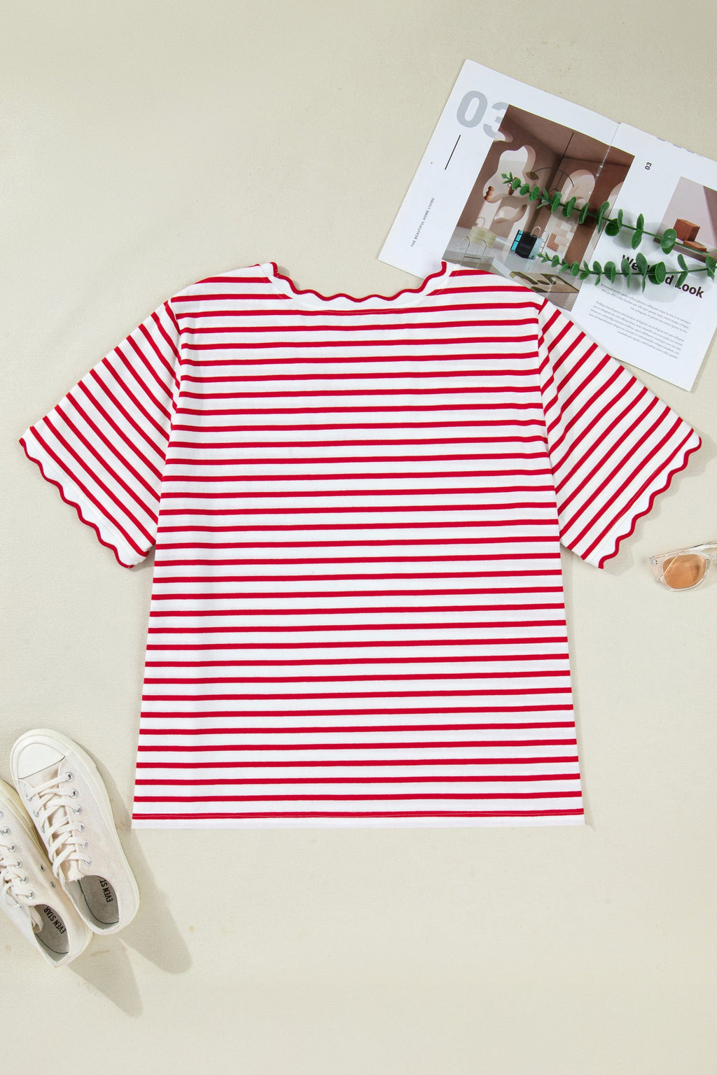 Esther Trim Short Sleeve PLUS Top