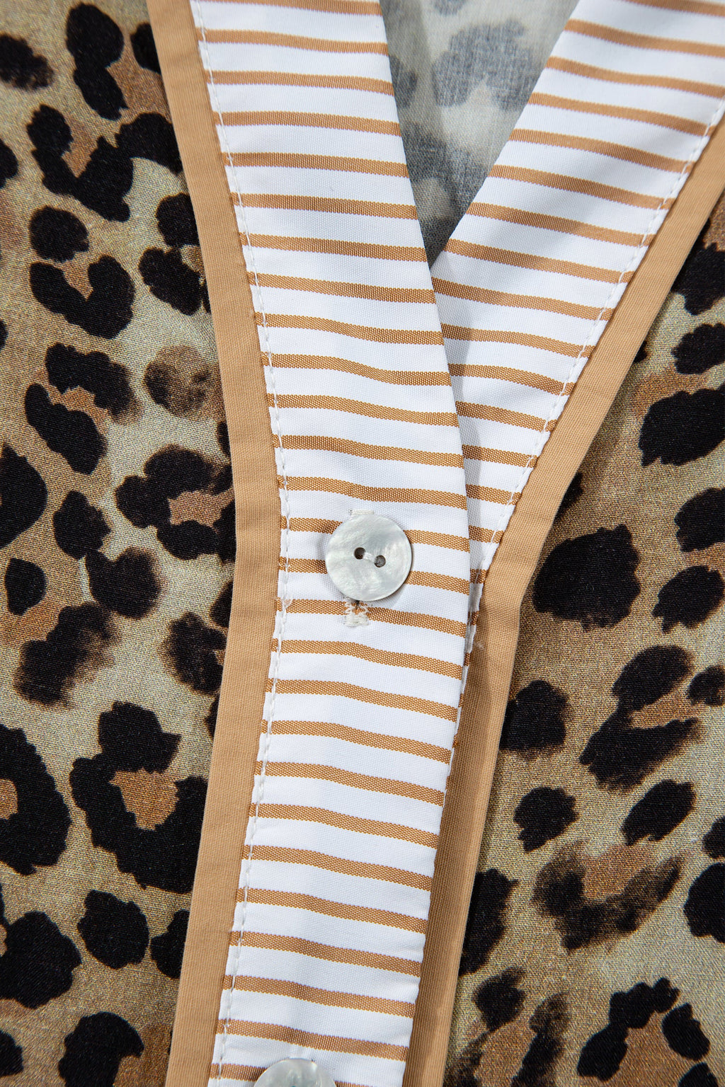 Jordyn Contrast Striped Trim Shirt