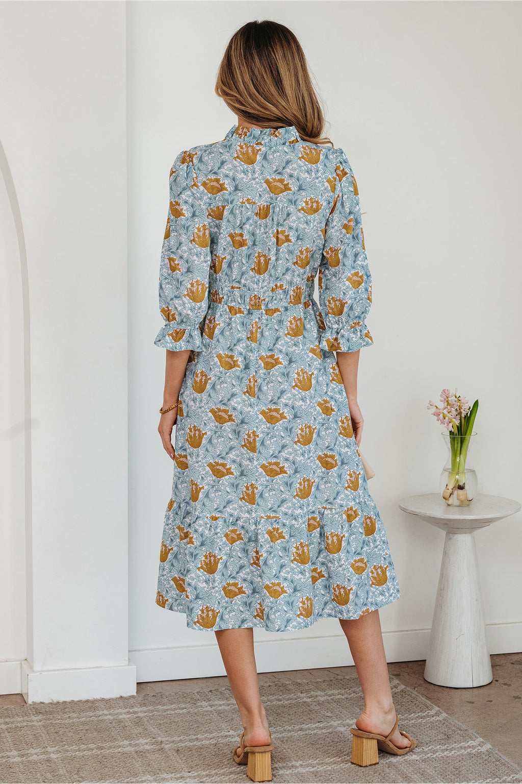 Rosalee Bracelet Sleeve Long Dress