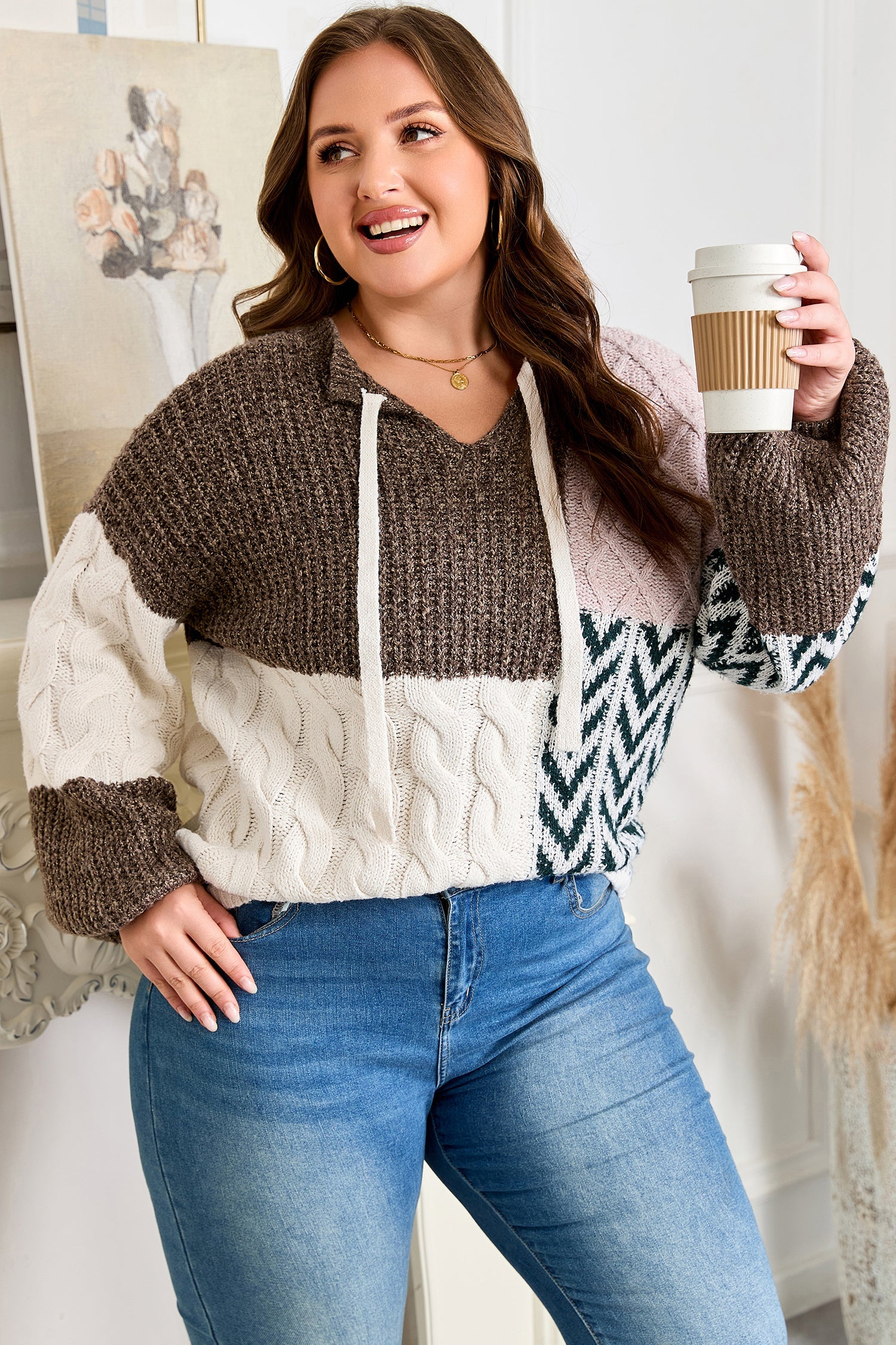 Rivka Back Loose Fit PLUS Sweater