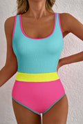 Hanna Patchwork One Piece Swimsuit