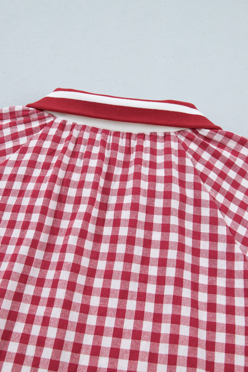 Journi Patchwork Half Zip Blouse