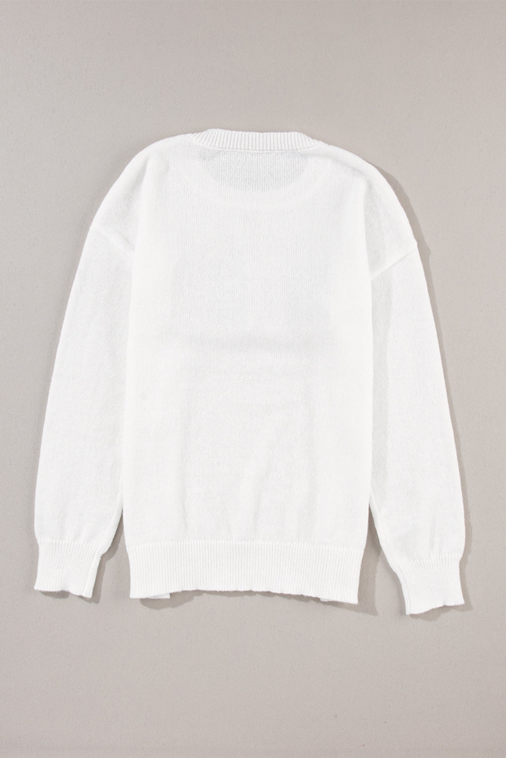 Robin Glitter Print Casual Sweater