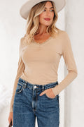 Collins Sleeve T Shirt Long Sleeve Top