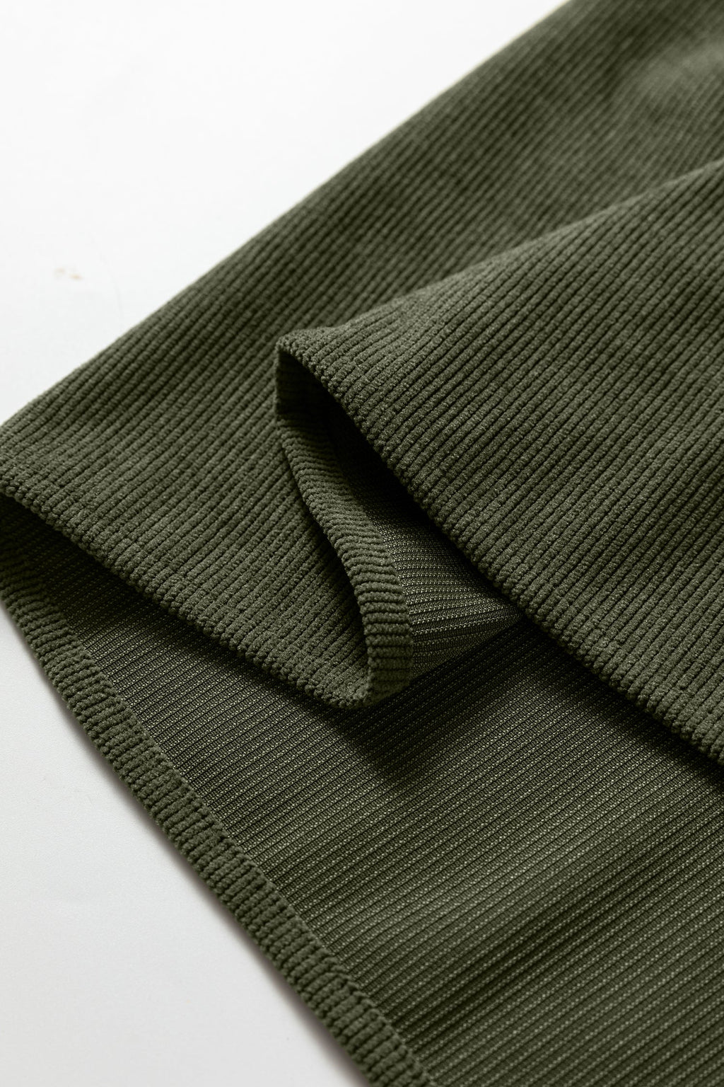 Michelle Pleated Corduroy Mini Dress