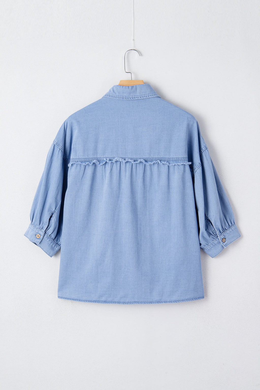 Londyn Bracelet Sleeve Chambray Shirt