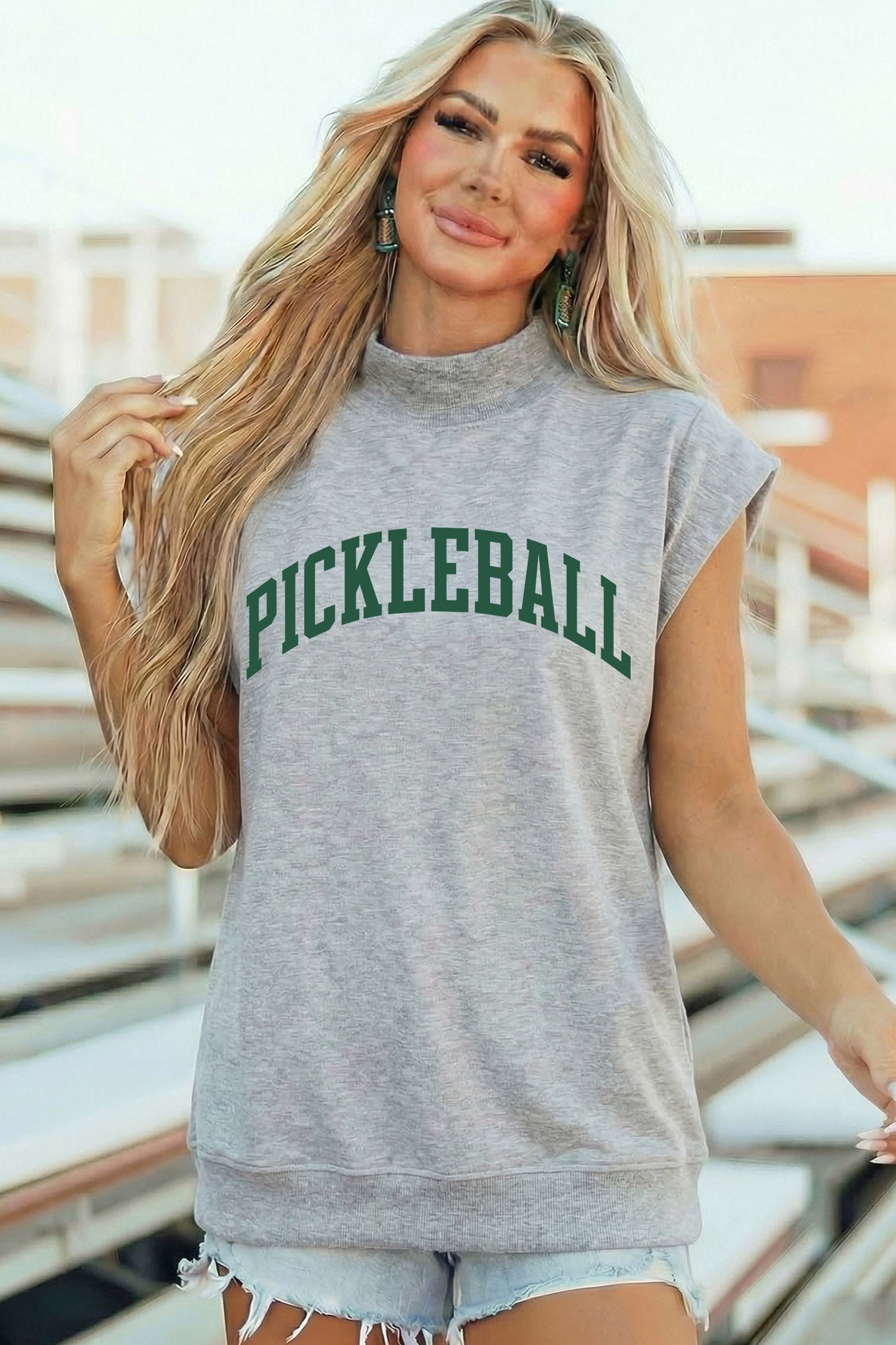 Esmeralda Mock Short Sleeve Top