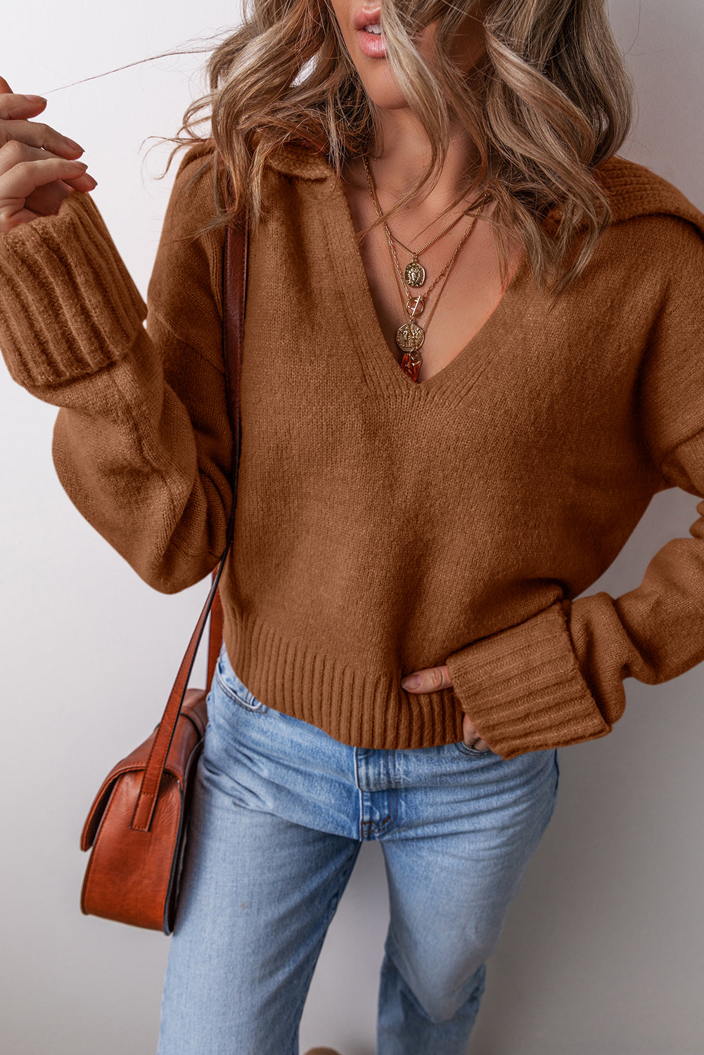 Avery Edge Sexy Elegant Sweater