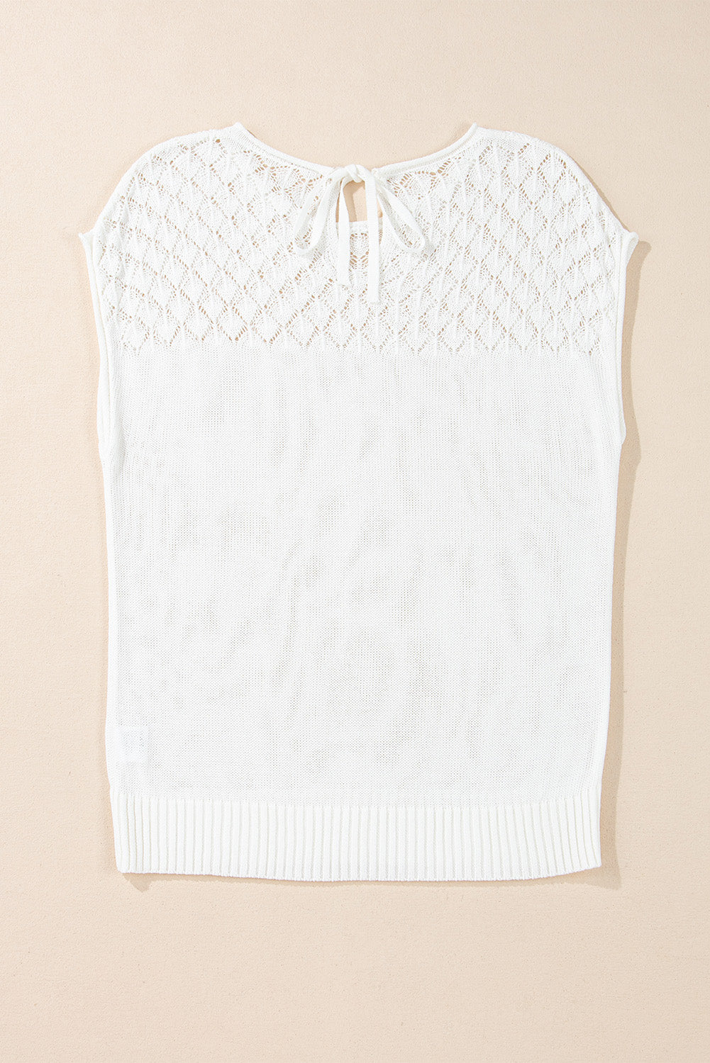 Miracle Back Short Sleeve Sweater