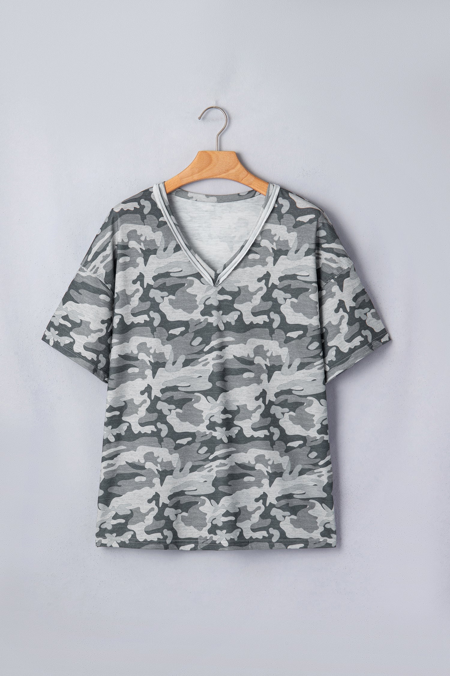 Nala Print Raw Edge Tee