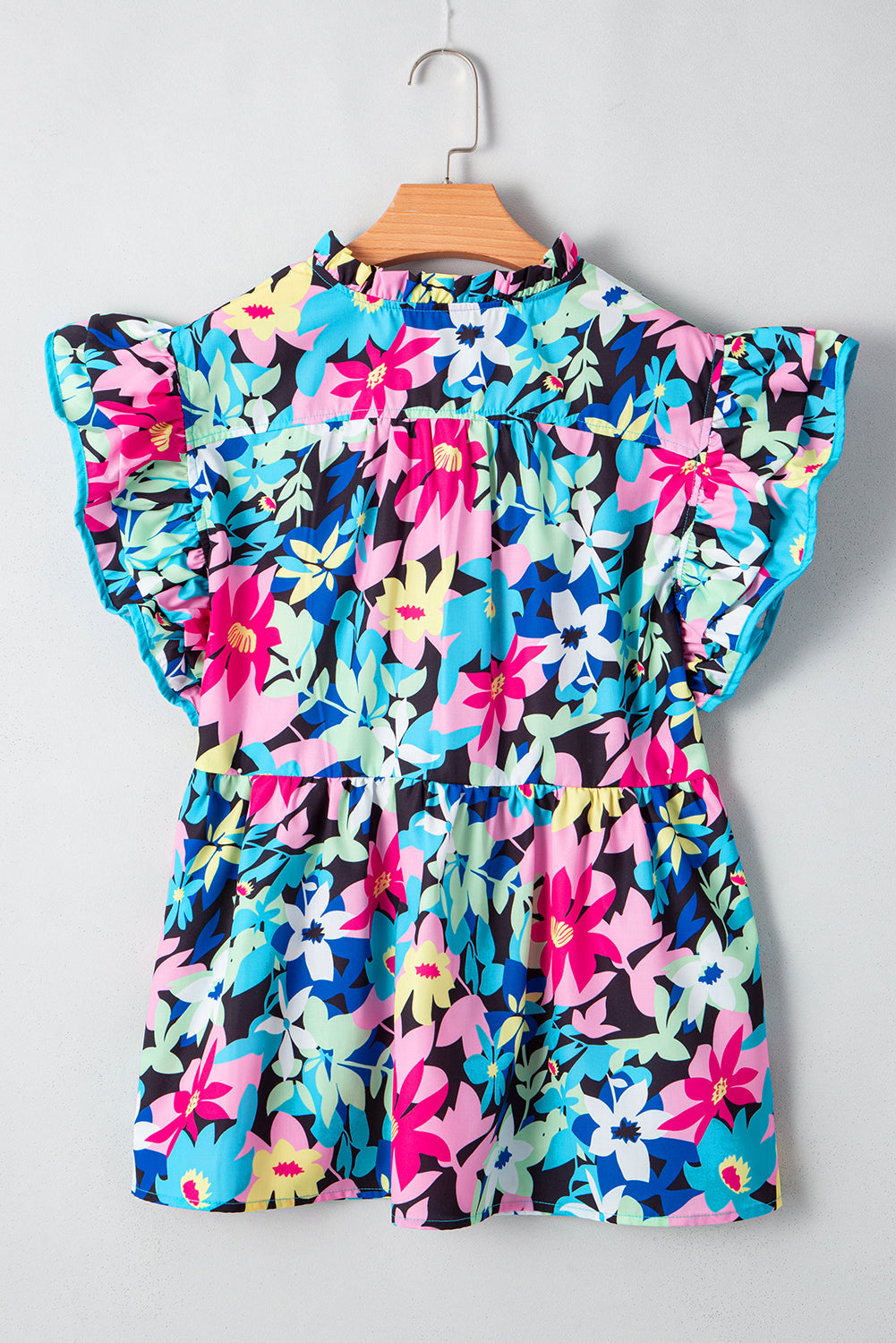 Dani Sleeve Tied Notched PLUS Blouse