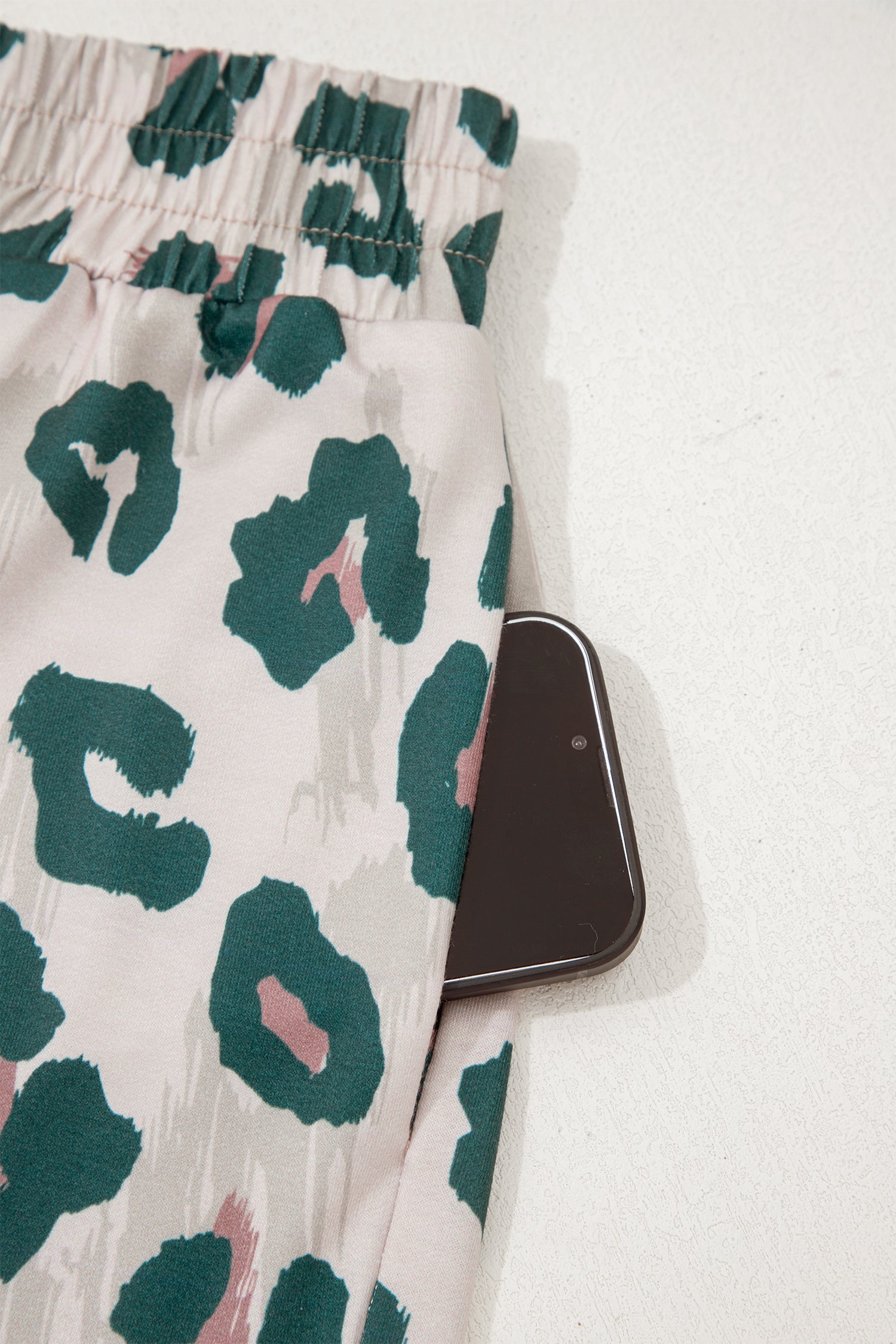 Arleth Print Contrast Trim Top