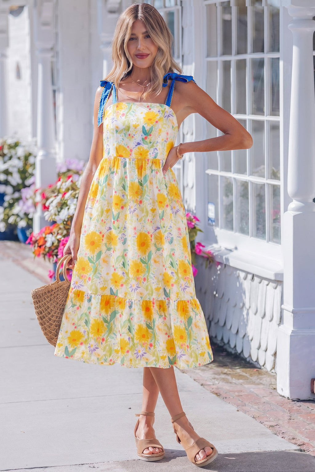 Emilia Straps High Waist Dress